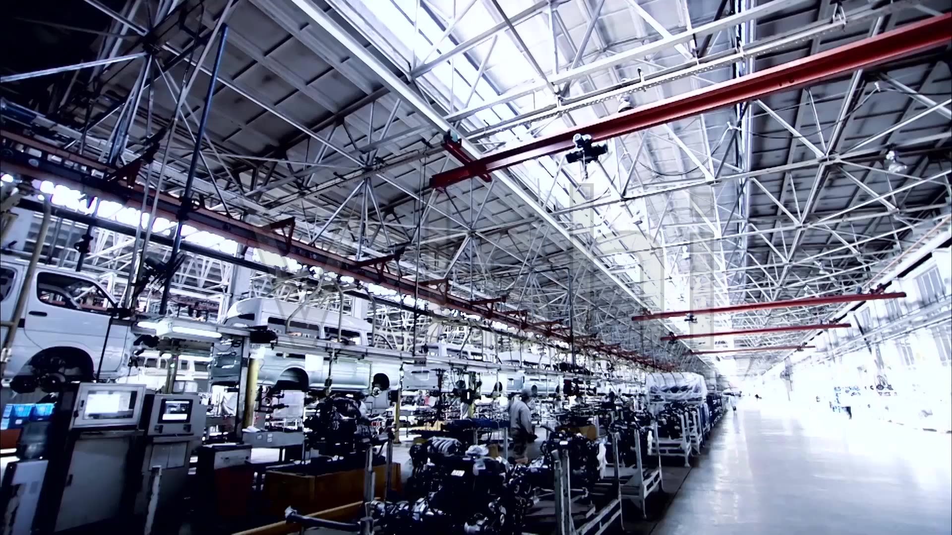 汽車(chē)工業(yè)機(jī)器人自動(dòng)化生產(chǎn)設(shè)備4_1920X1080_高清視頻素材下載(編號(hào):927926)_實(shí)拍視頻